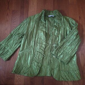 Adele Dallas Orr green dressy jacket size small